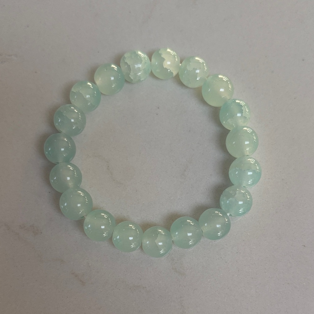Natural blue stone Beaded Bracelet